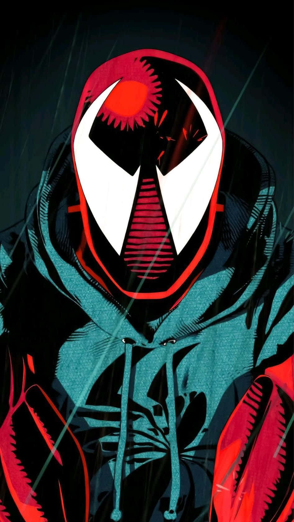 Scarlet Spider Stylized Artwork Wallpaper