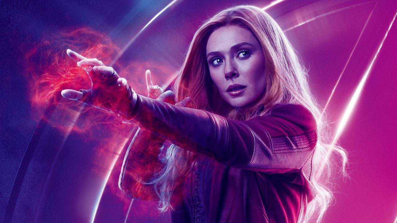 Scarlet Witch Elizabeth Olsen Wallpaper