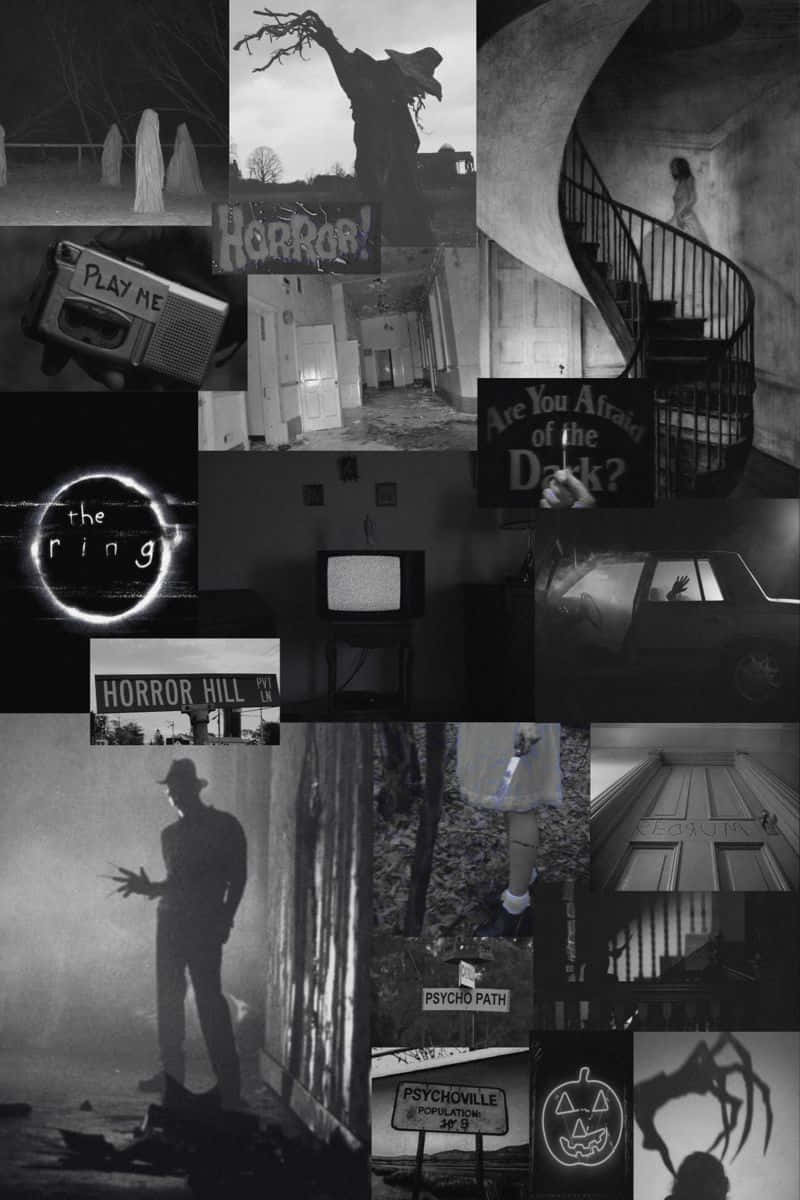 Scary Aesthetic Collage Wallpaper