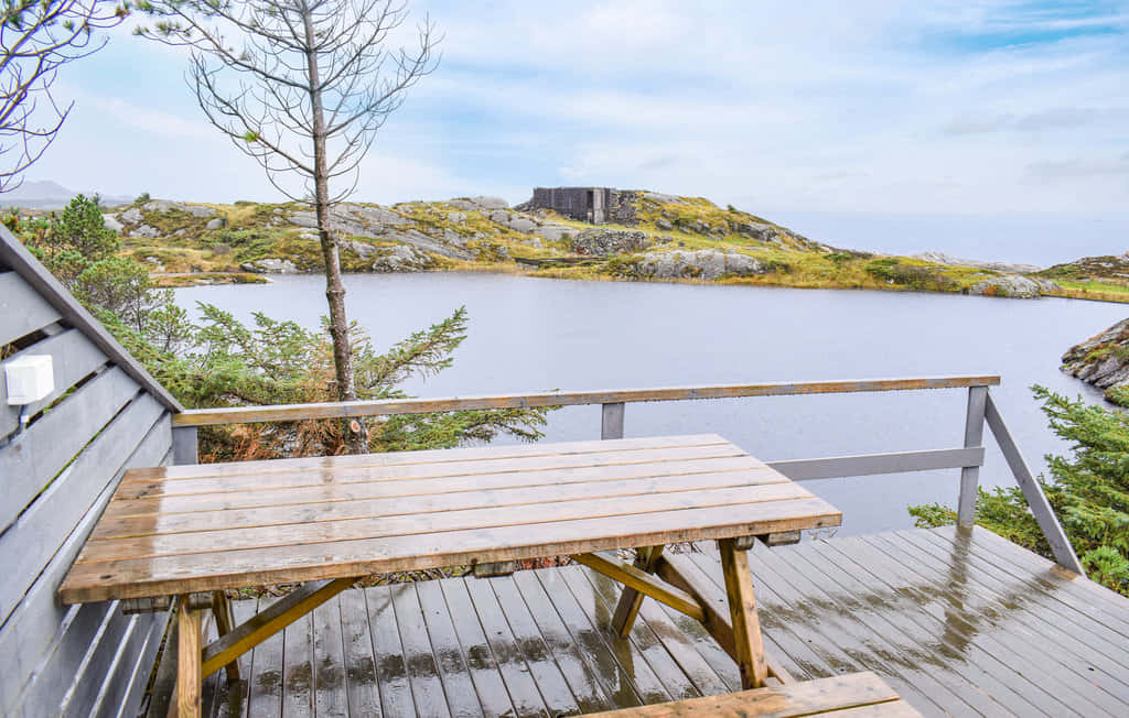 Scenic Lakeside View Haugesund Wallpaper