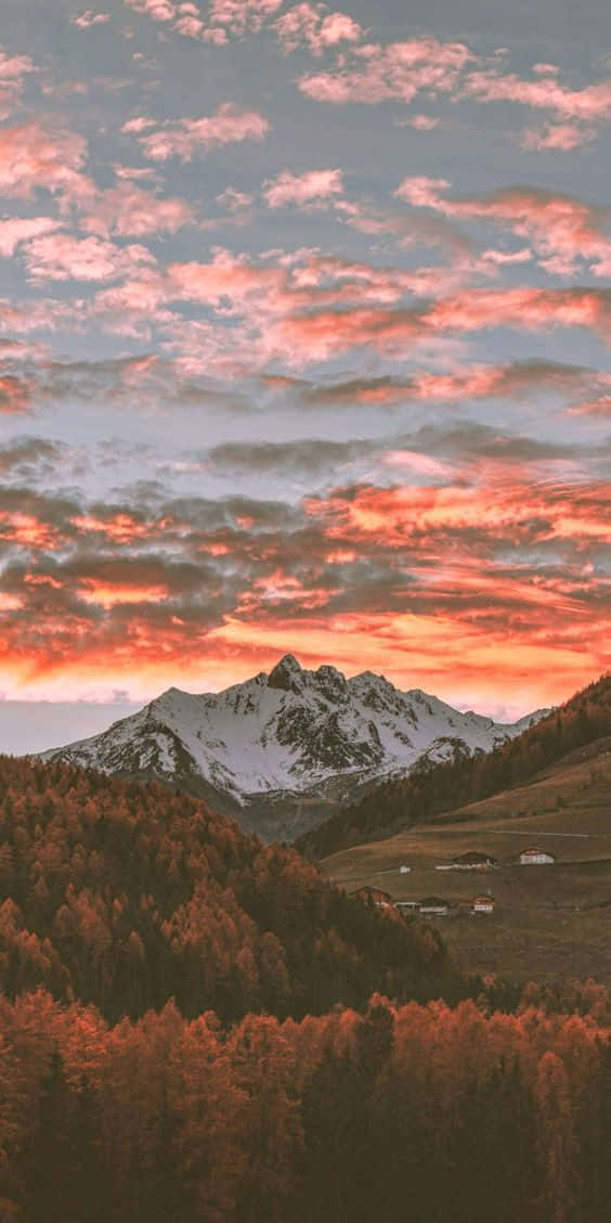 Scenic Outdoors View From The Mountain Top Wallpaper