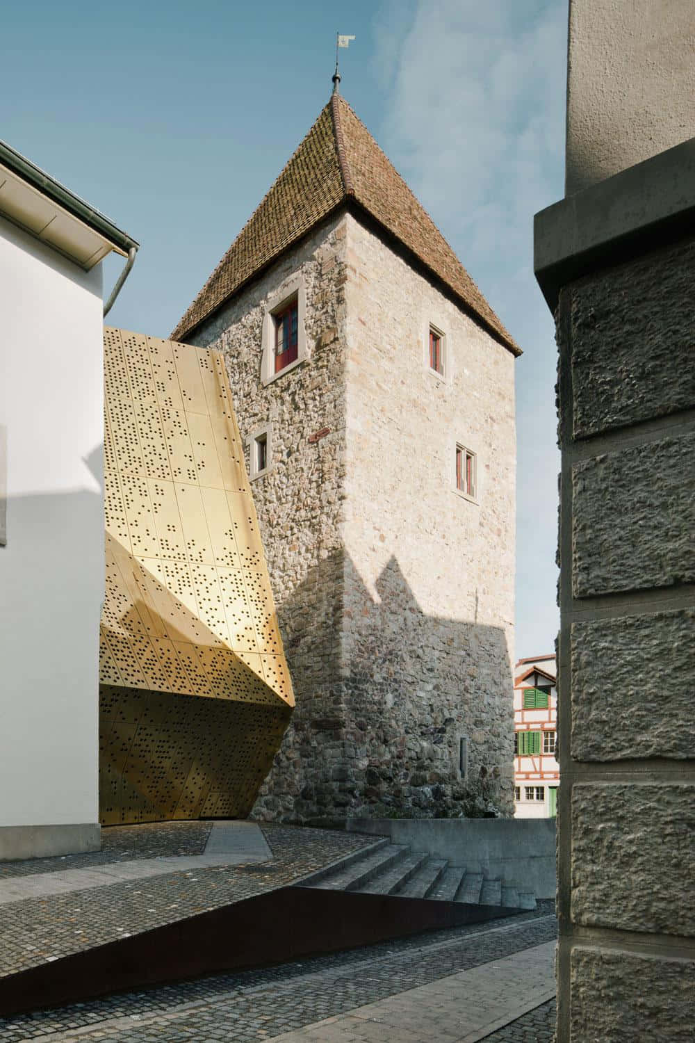 Scenic View Of Rapperswil-jona Cityscape Wallpaper