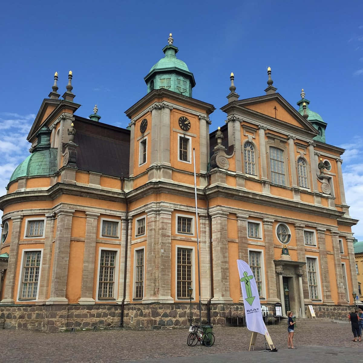 Scenic View Of The Kalmar Castle In Sweden Wallpaper