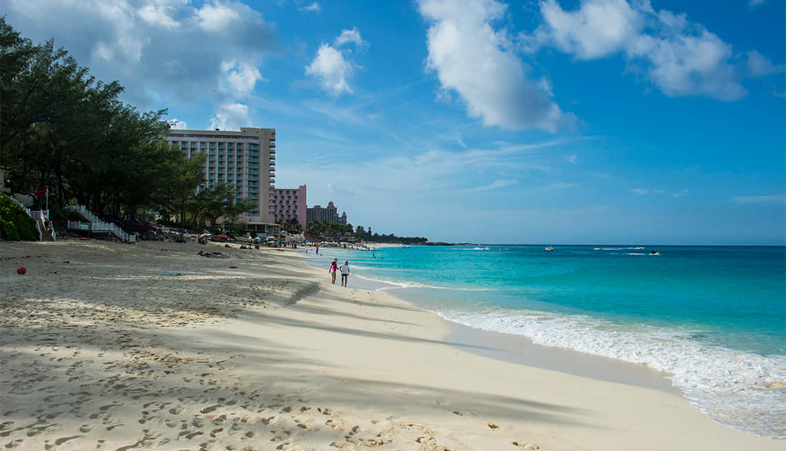 Scenic View Of The Stunning Bahamas Island Wallpaper