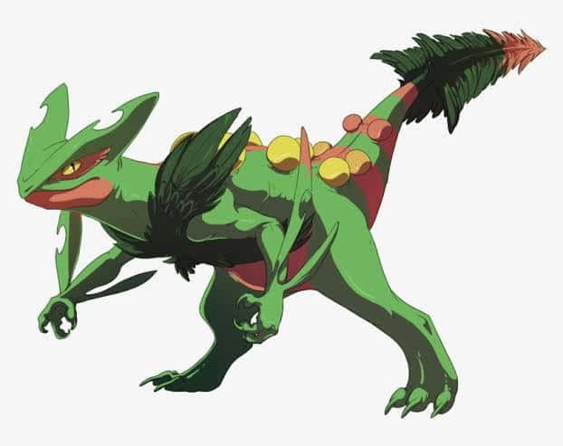 Sceptile Pokemon Artwork Wallpaper