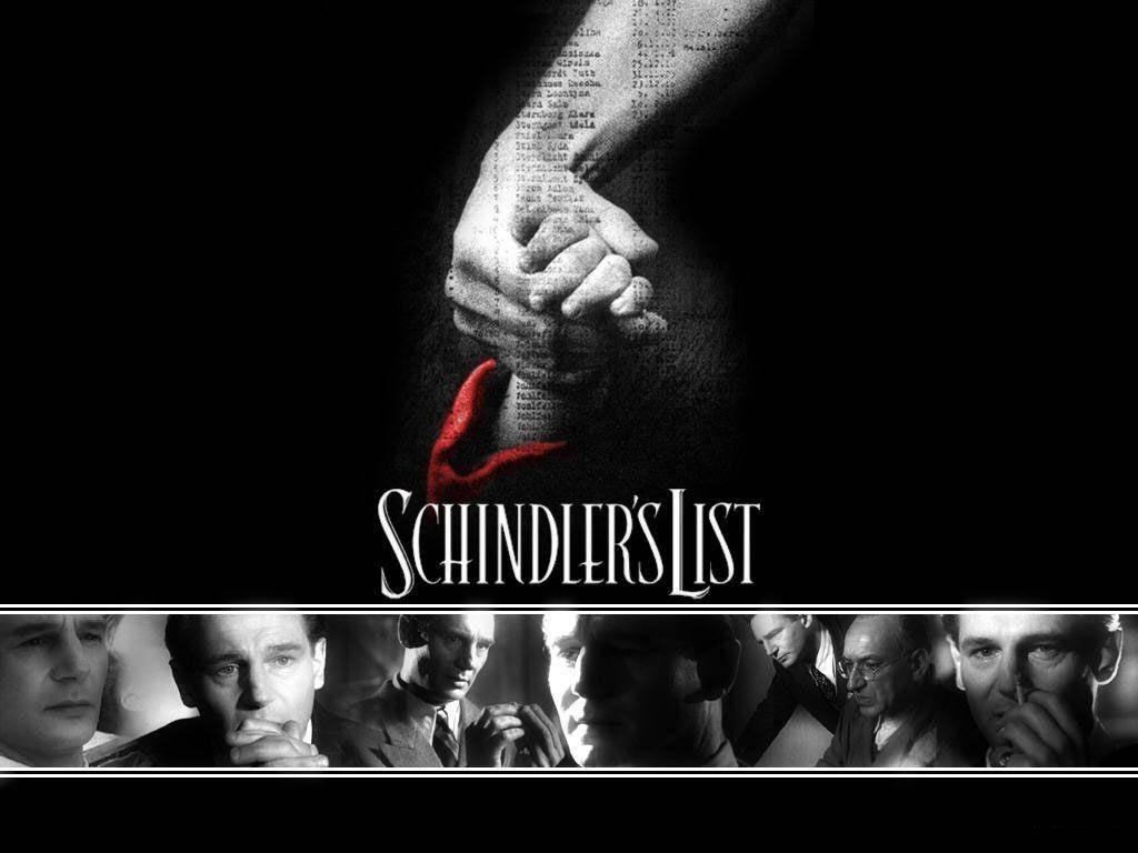 Schindler's List Liam Neeson Ralph Fiennes Film Poster Wallpaper