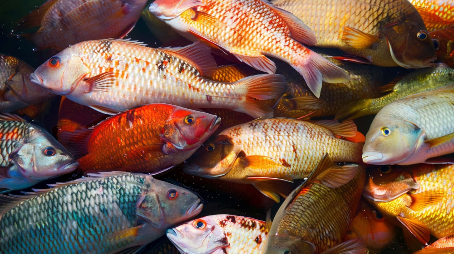 Schoolof Tilapia Fish.jpg Wallpaper