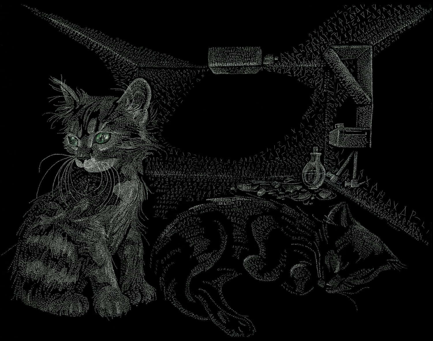 Schrodingers Cat Quantum Thought Experiment Wallpaper