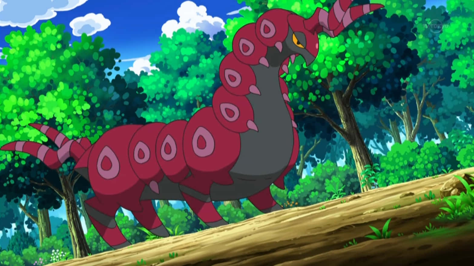 Scolipede In The Pokemon Anime Desktop Wallpaper