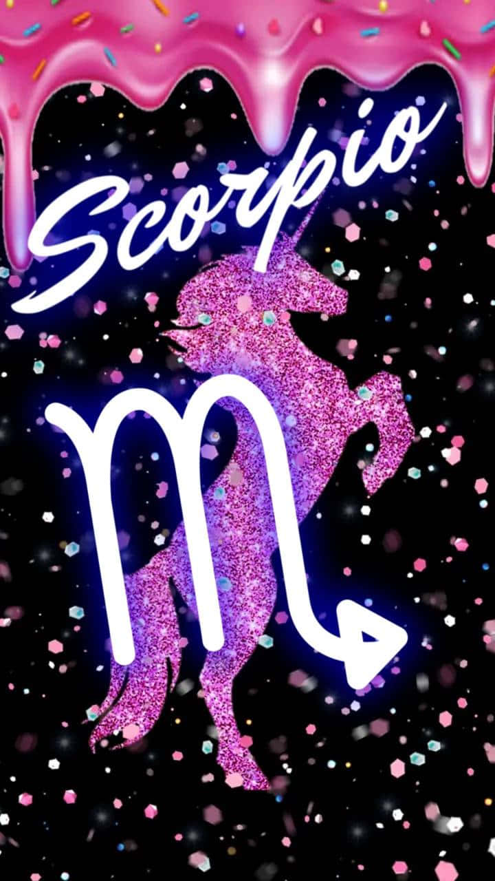 Scorpio Iphone Sparkling Zodiac Unicorn Wallpaper