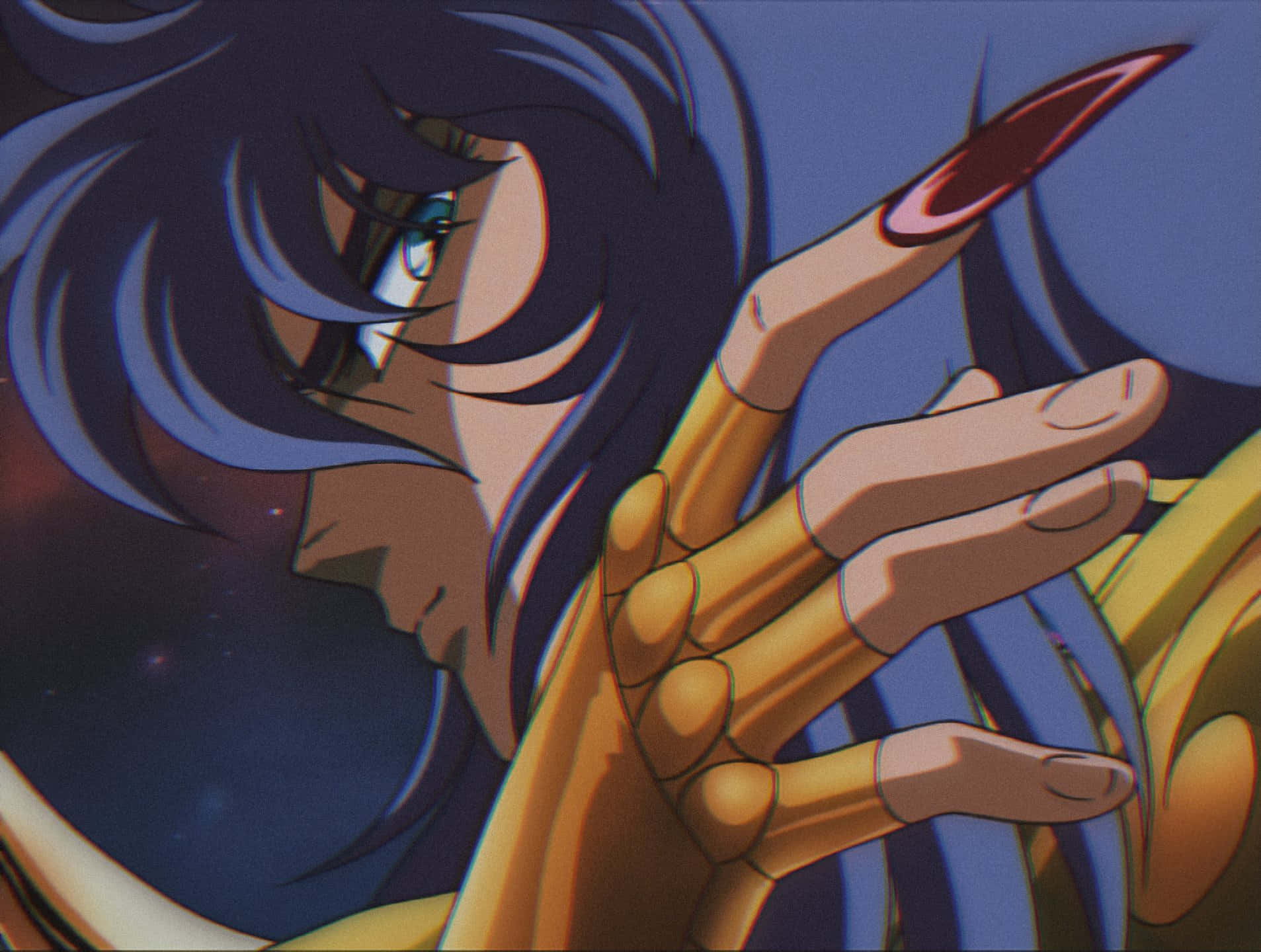 Scorpio Milo Saint Seiya Anime Wallpaper