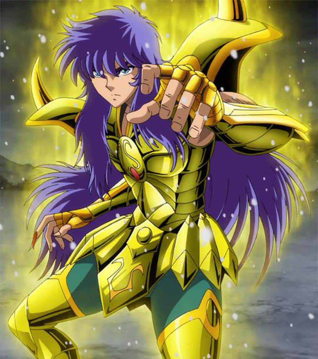 Scorpio_ Milo_ Saint_ Seiya_ Armor Wallpaper