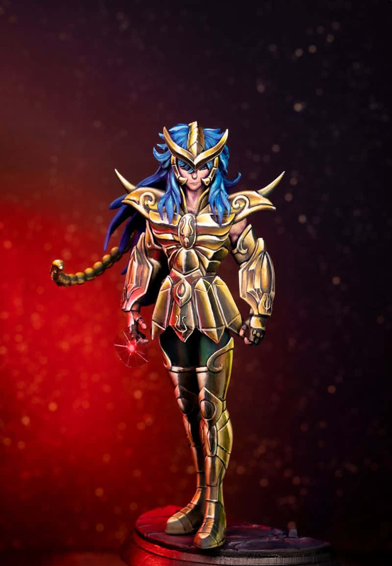 Scorpio Milo Saint Seiya Figure Wallpaper