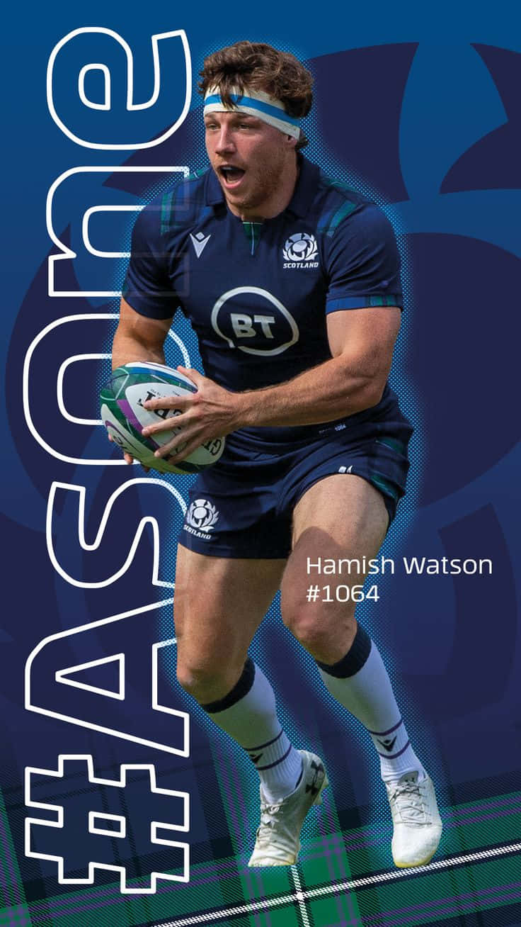 Scotland Rugby Team In Action Wallpaper