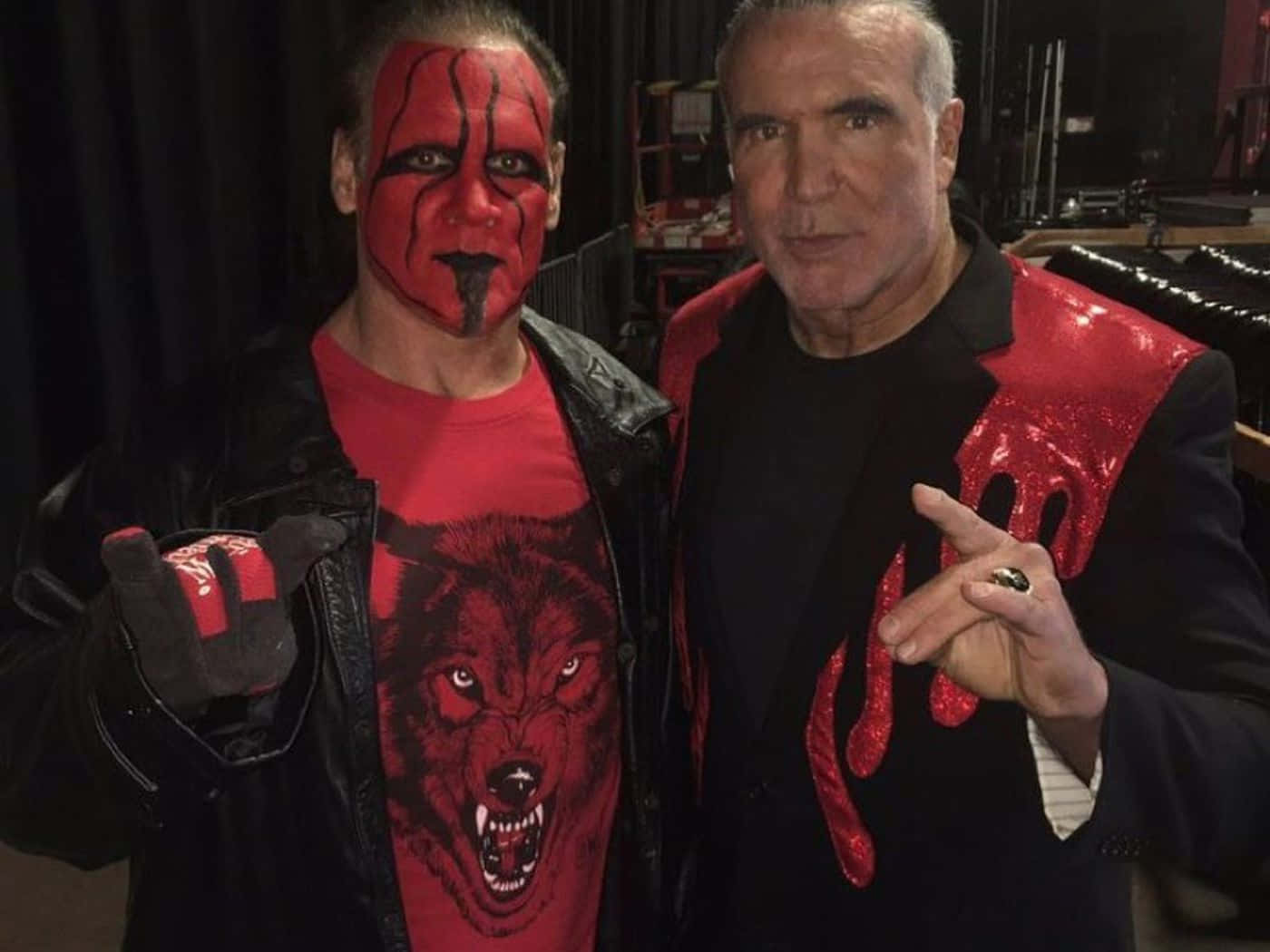 Scott Hall And Sting Wallpaper