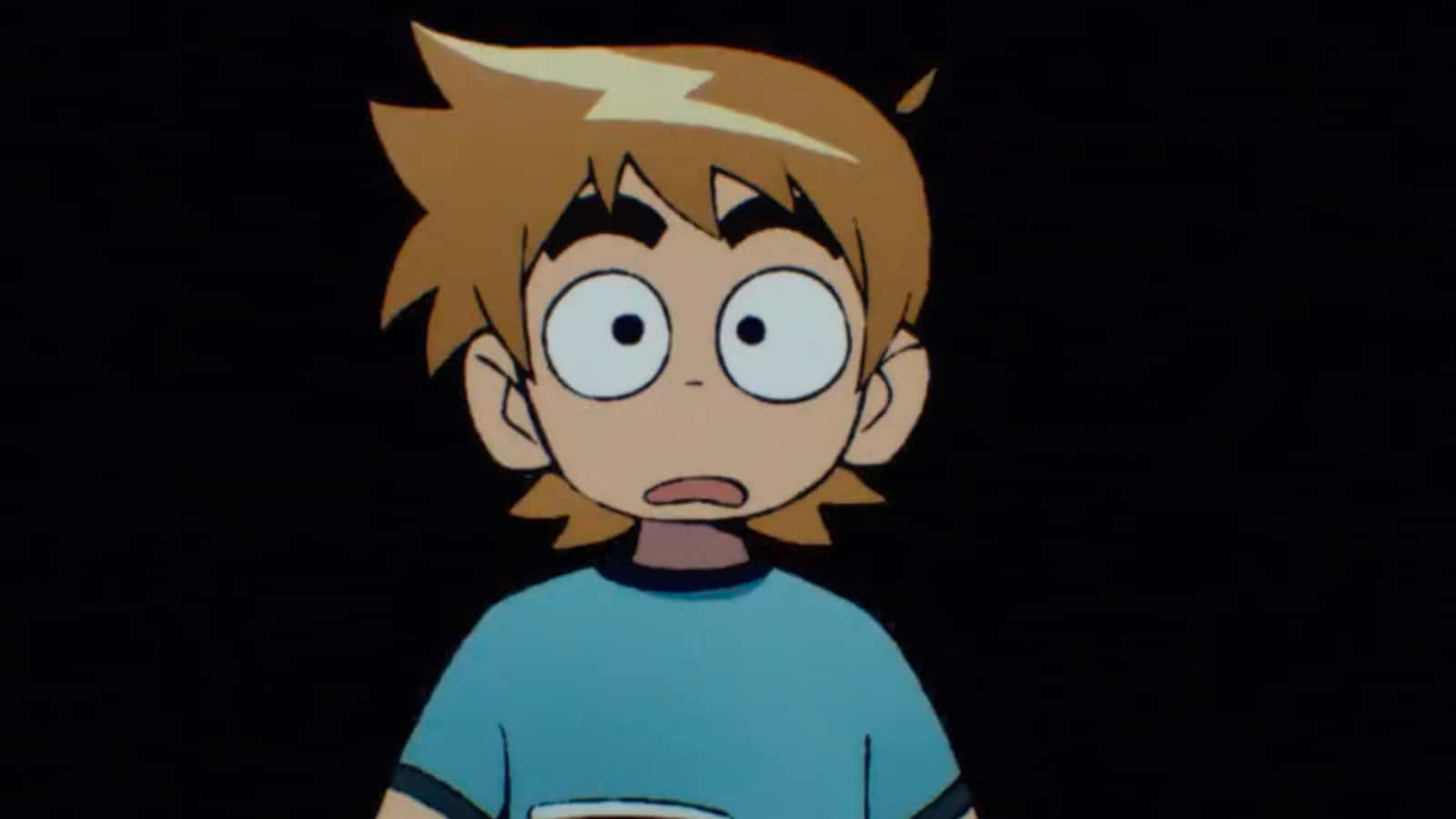 Scott Pilgrim Surprised Expression Wallpaper