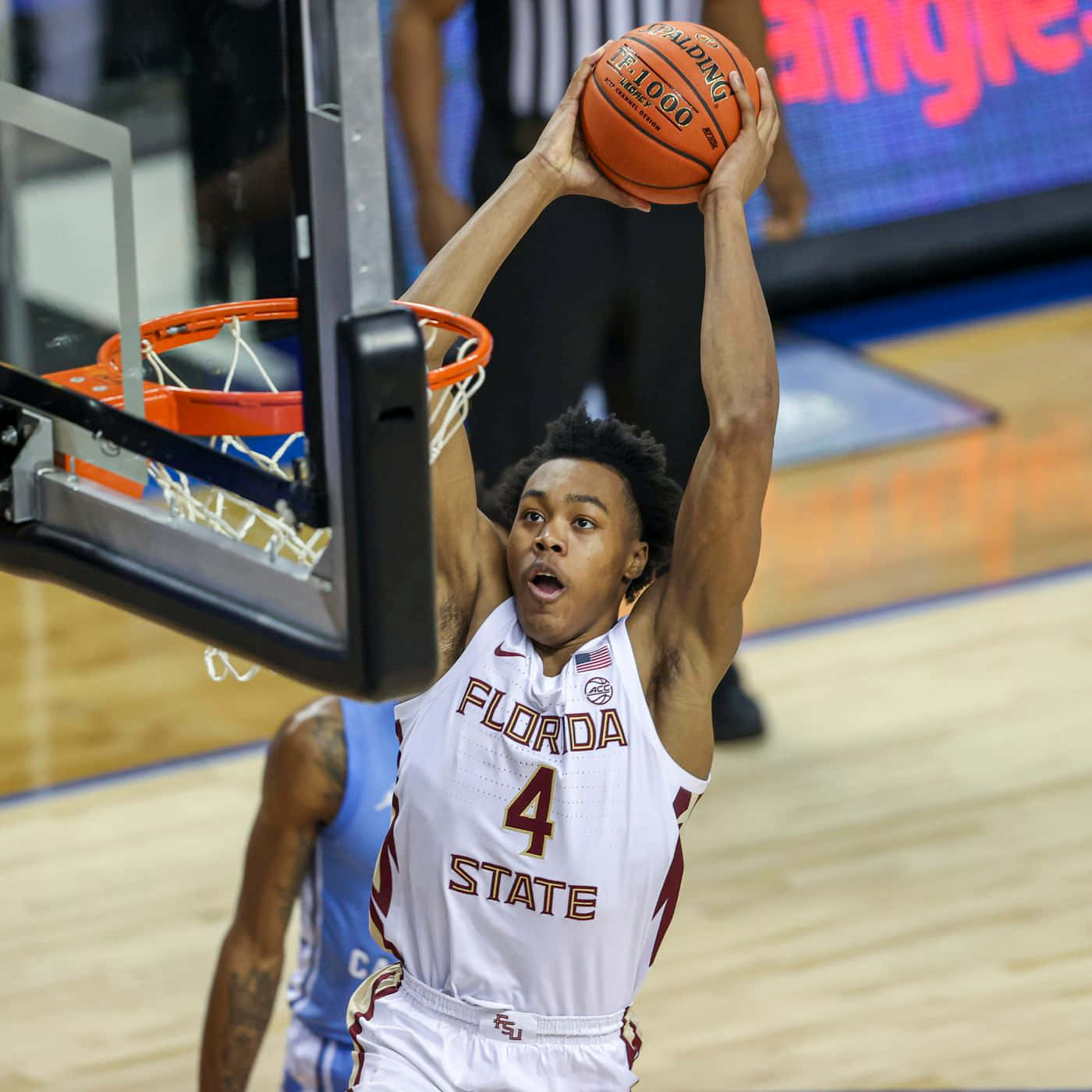 Scottie Barnes Dunk Florida State Basketball Wallpaper