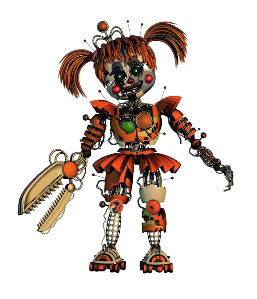 Scrap Baby - Fearsome Animatronic Entity Wallpaper