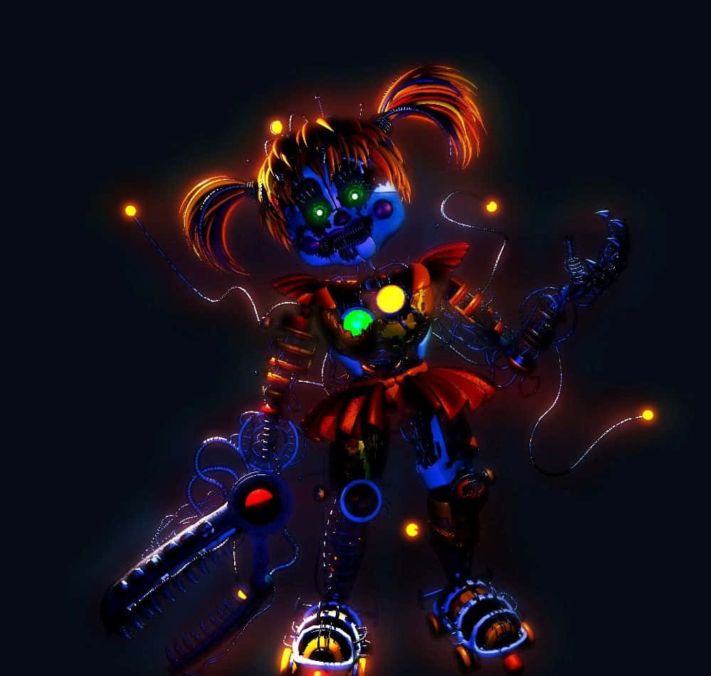 Scrap Baby From Five Nights At Freddy's Wallpaper