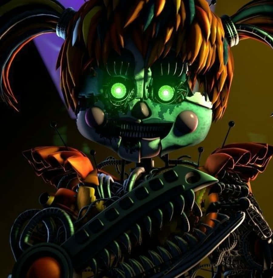 Scrap Baby, Nightmare Funtime Animatronic Wallpaper