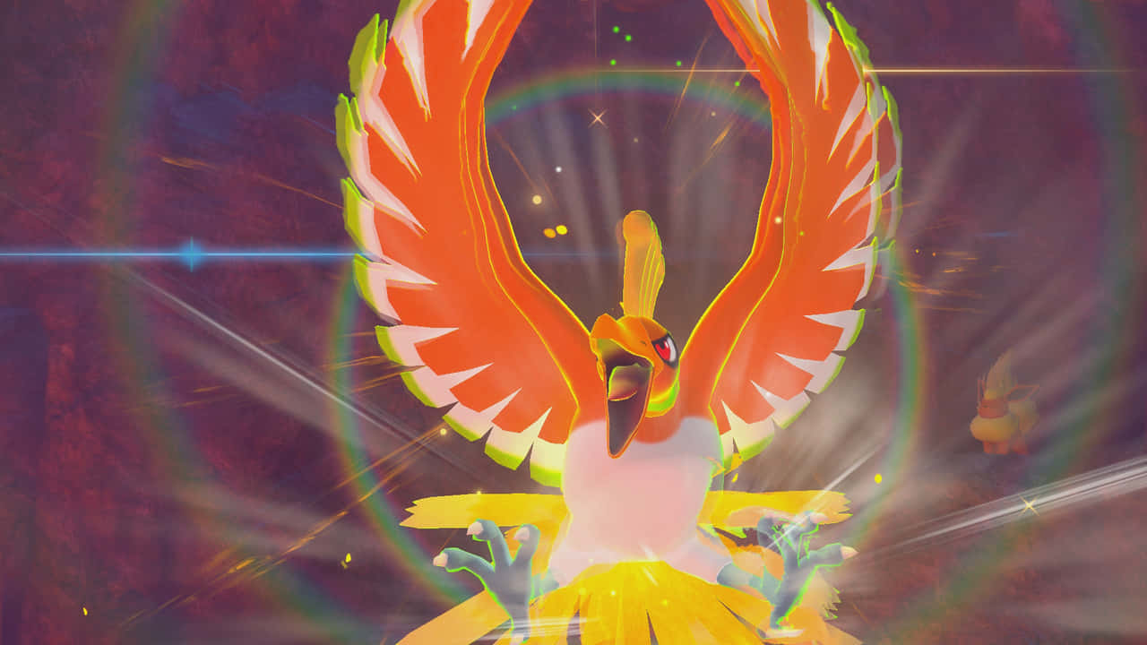 Screaming Ho-oh Wallpaper