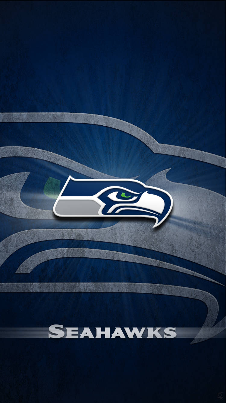 Seahawks Blue Eagle Head Wallpaper