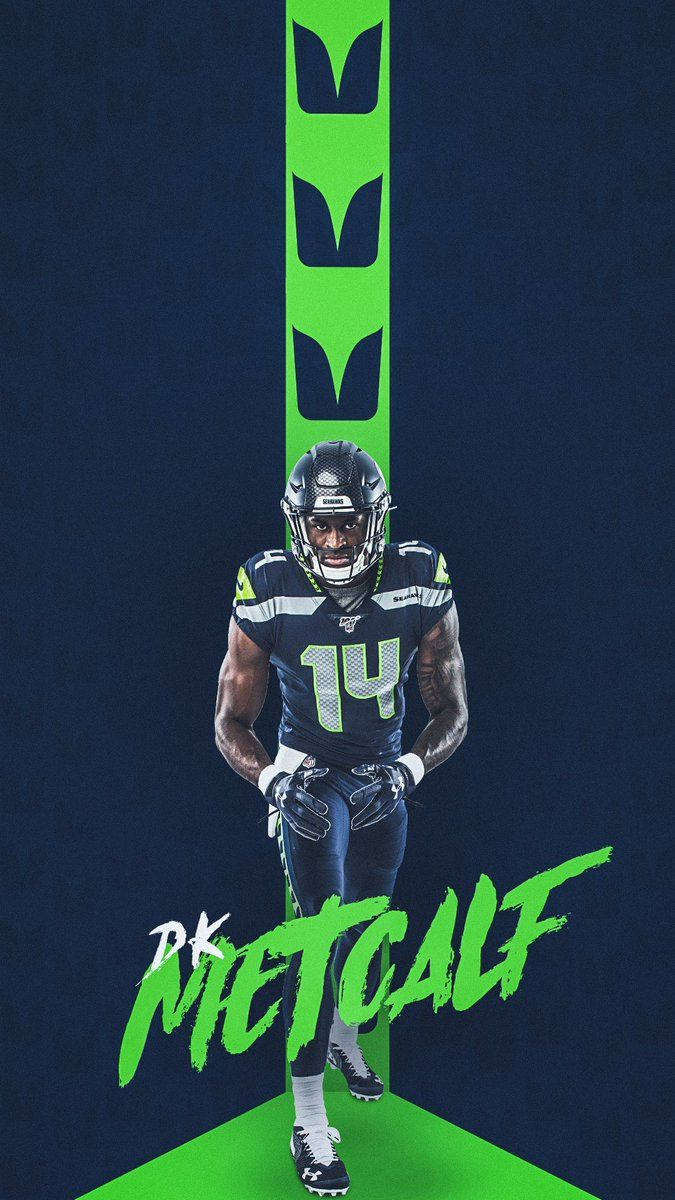 Seahawks Dk Metcalf Wallpaper