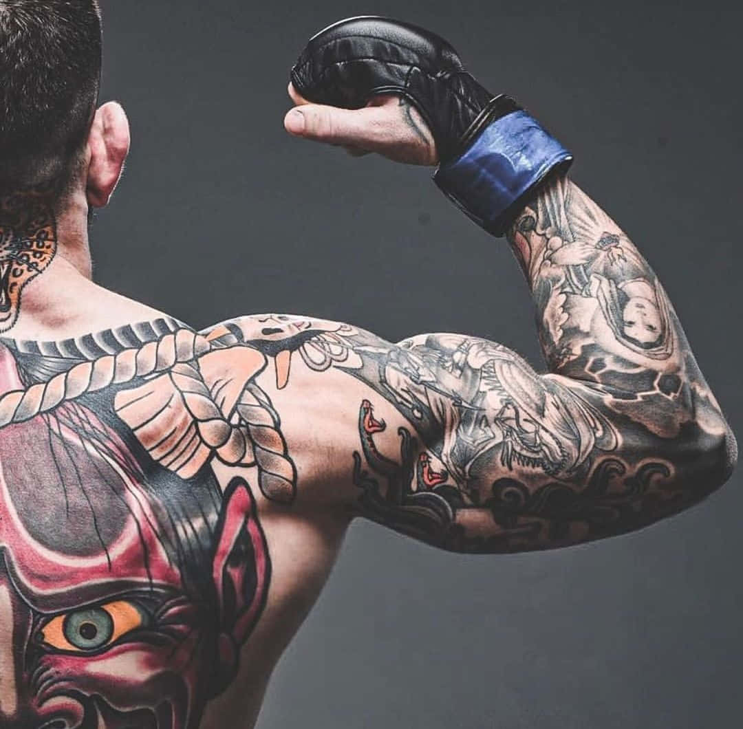 Sean Brady Back Tattoos Right Side Wallpaper