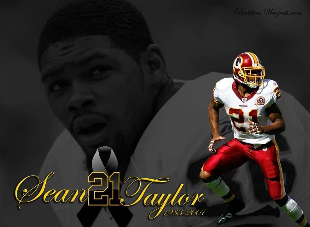 Sean Taylor In Action Wallpaper