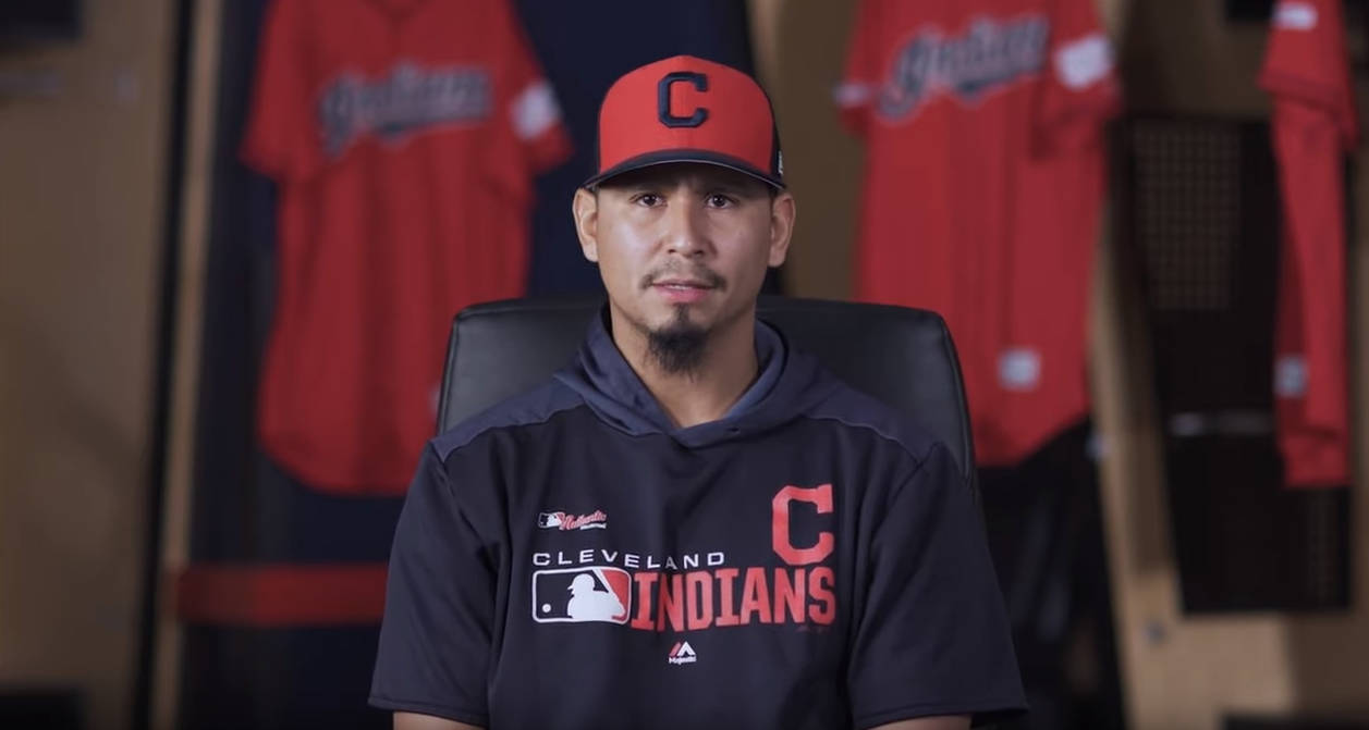 Seated Black Jersey Carlos Carrasco Wallpaper