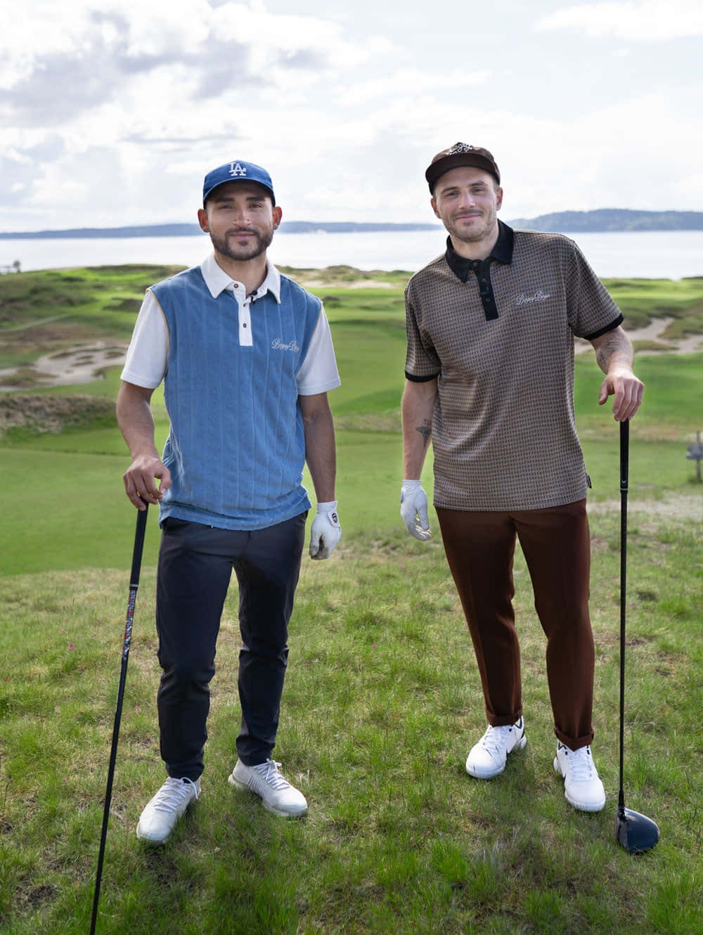 Seattle Sounders Cristian Roldan And Jordan Morris Playing Golf 2022 Wallpaper