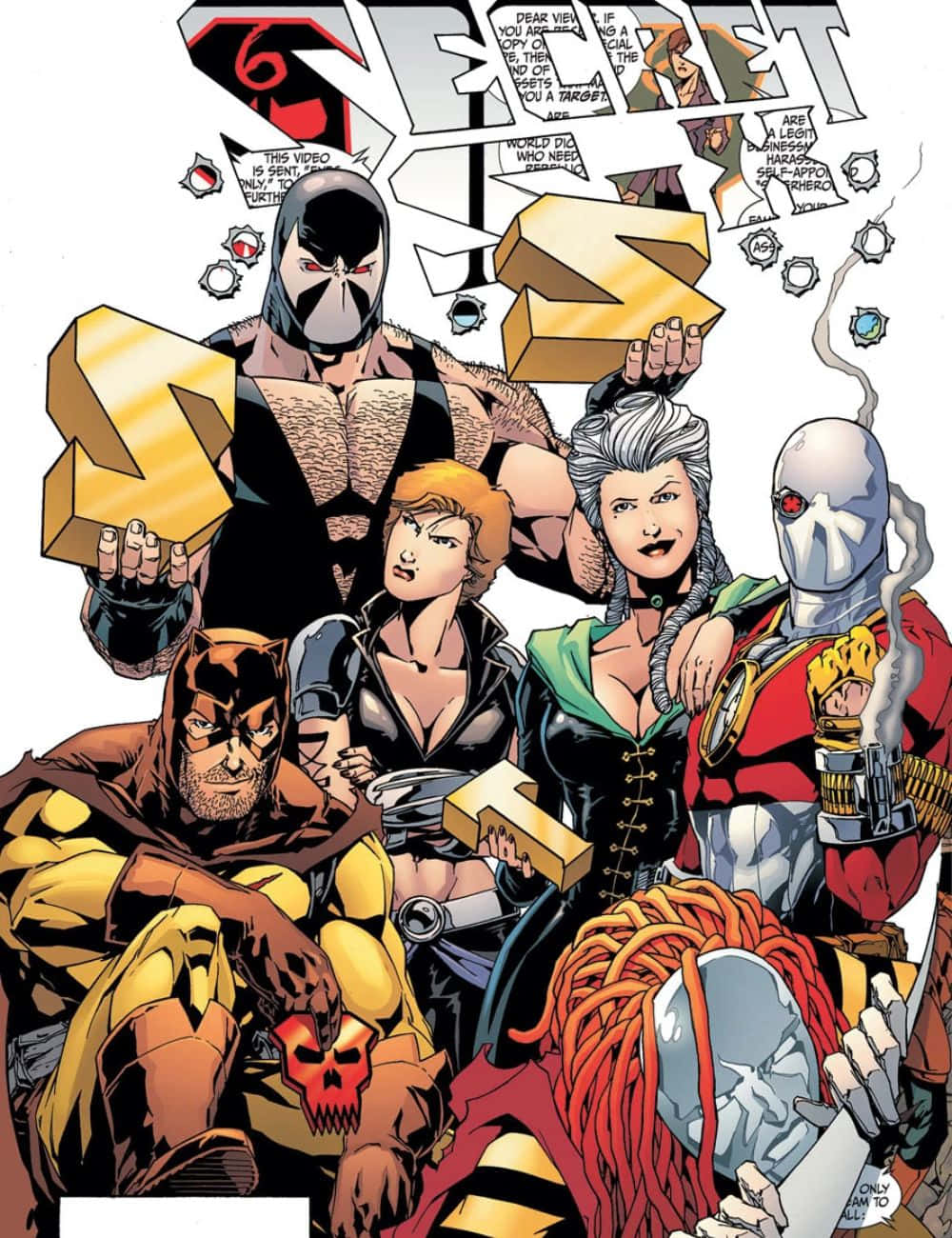 Secret Six Dc Comics Team On A Mission Wallpaper