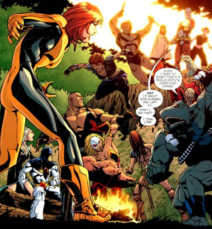 Secret Six Team Gathering Wallpaper