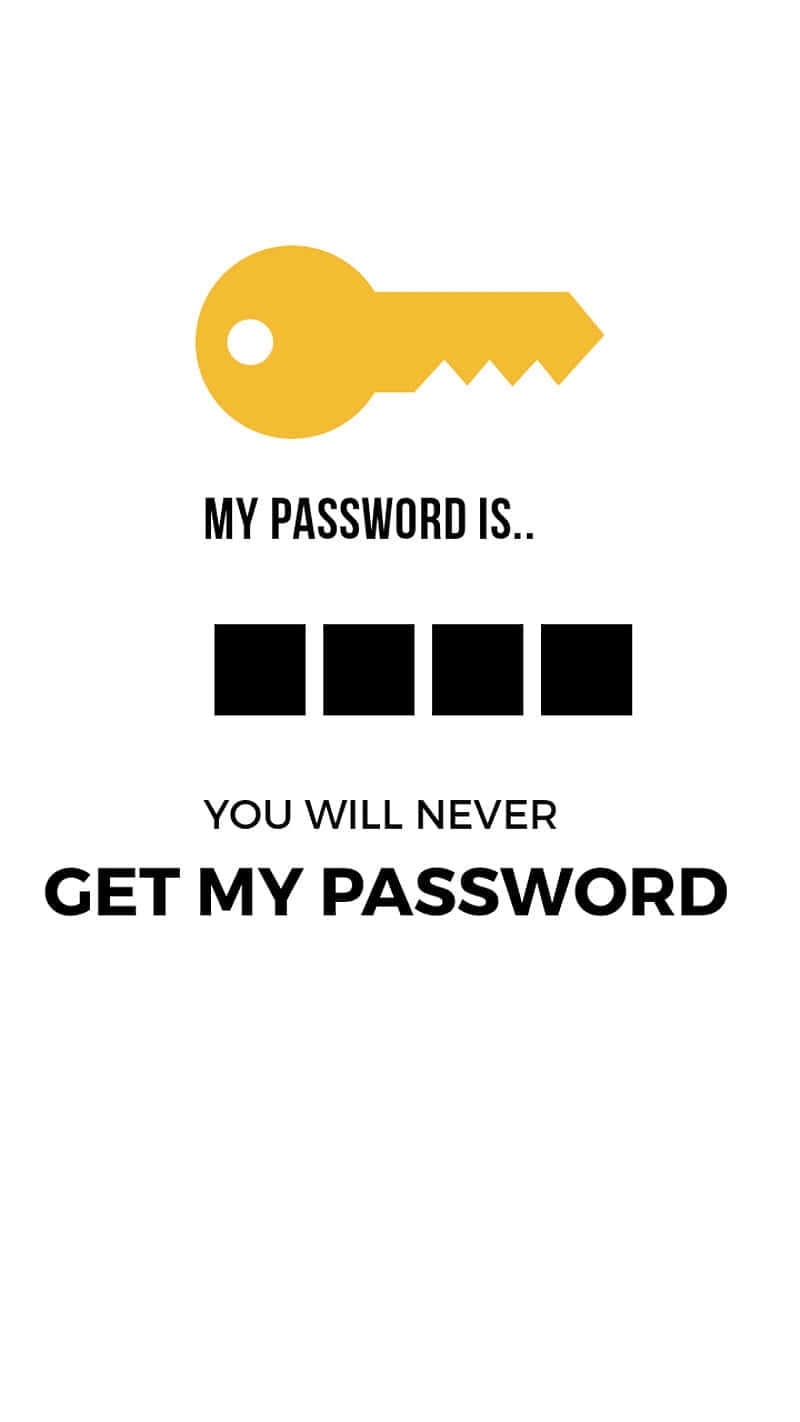 Secure Password Concept Illustration Wallpaper