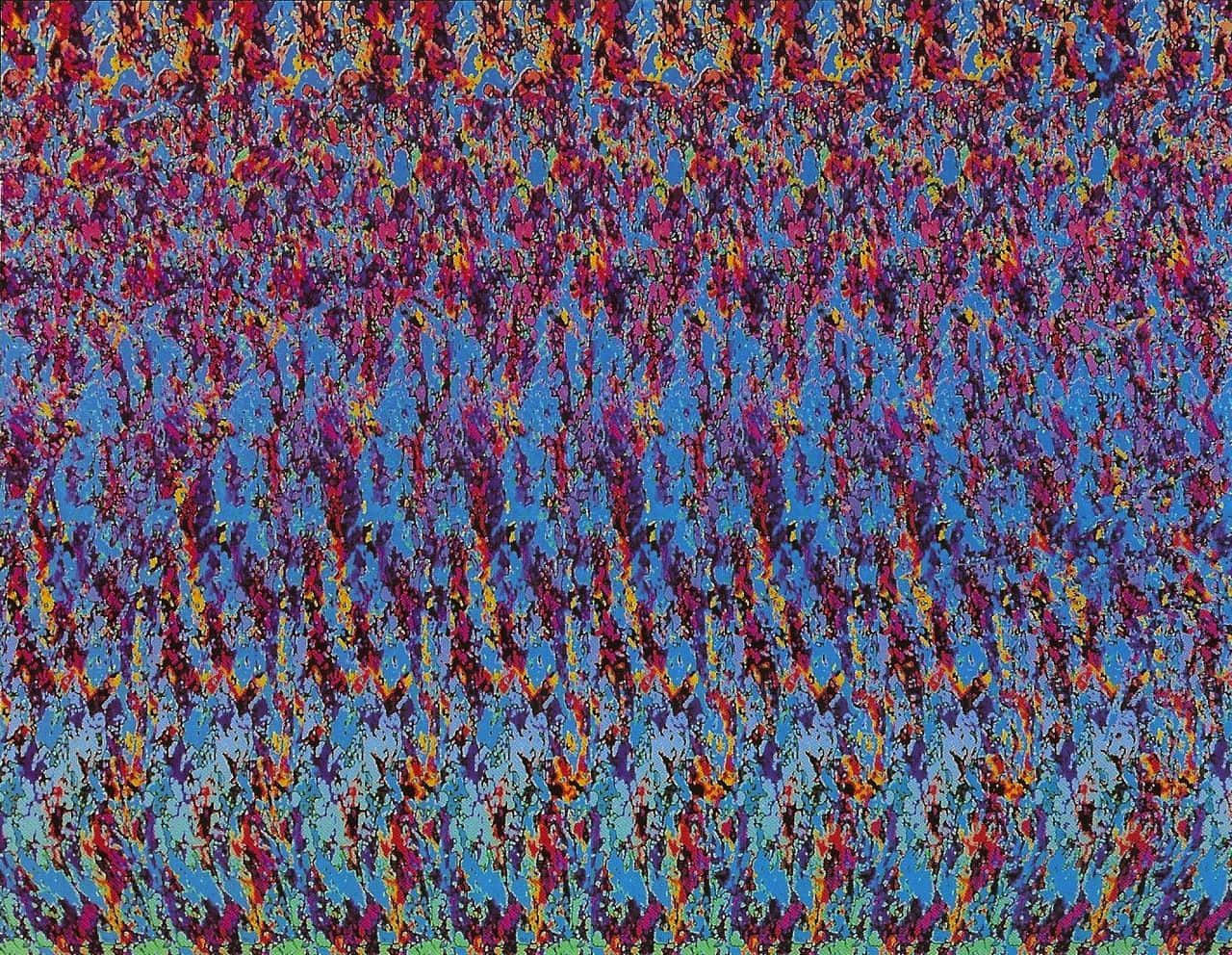 See The Hidden Image In This Magic Eye Illusion Wallpaper