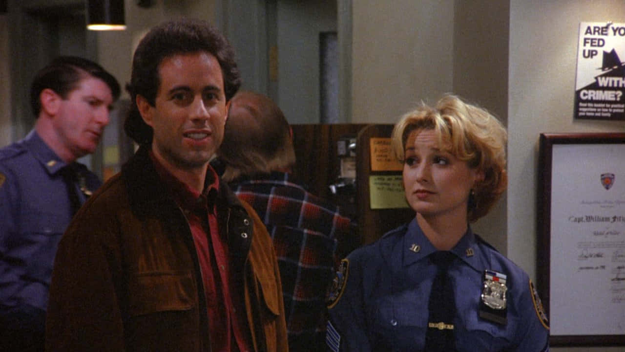 Seinfeld Police Station Scene Wallpaper