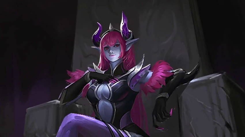 Selena On Throne Mobile Legend Wallpaper