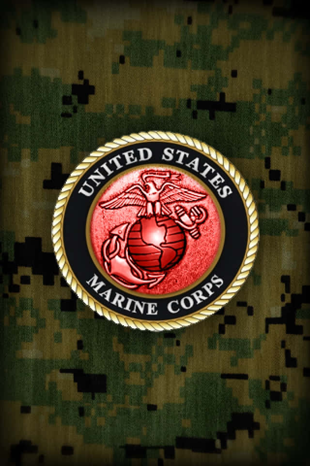 Semper Fi! Proudly Represent The Us Marine Corps With Our Iphone. Wallpaper