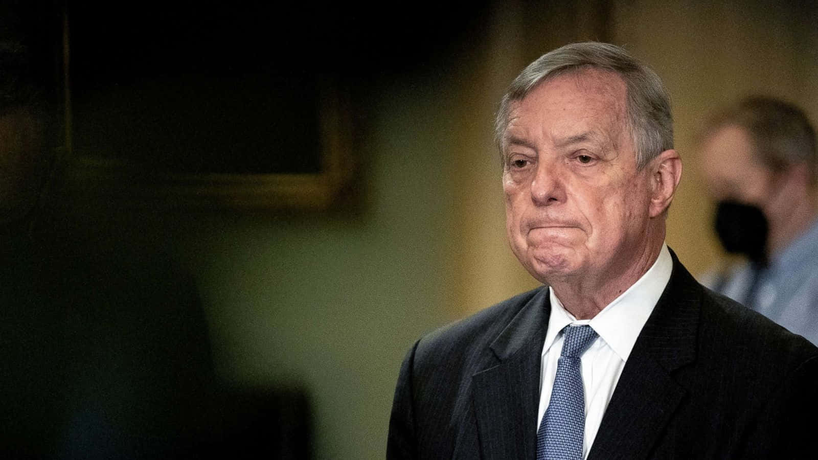 Senator Richard Durbin In Conversation Wallpaper