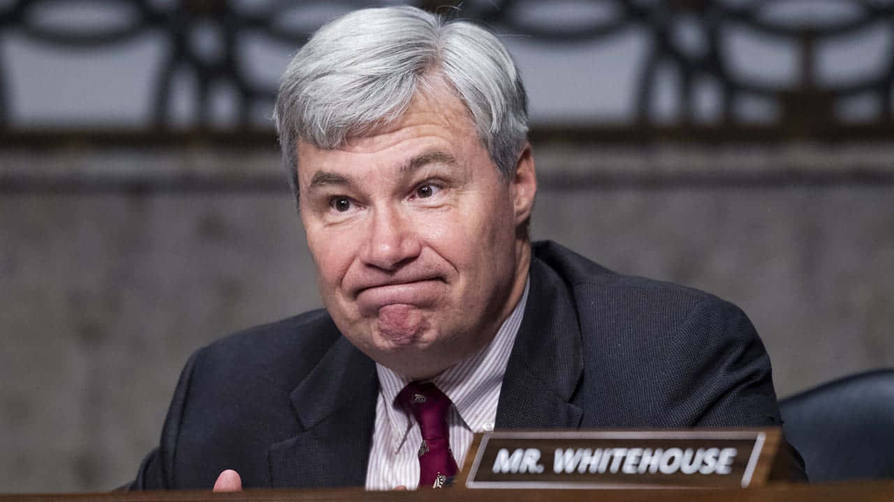 Senator Whitehouse Expressive Moment Wallpaper