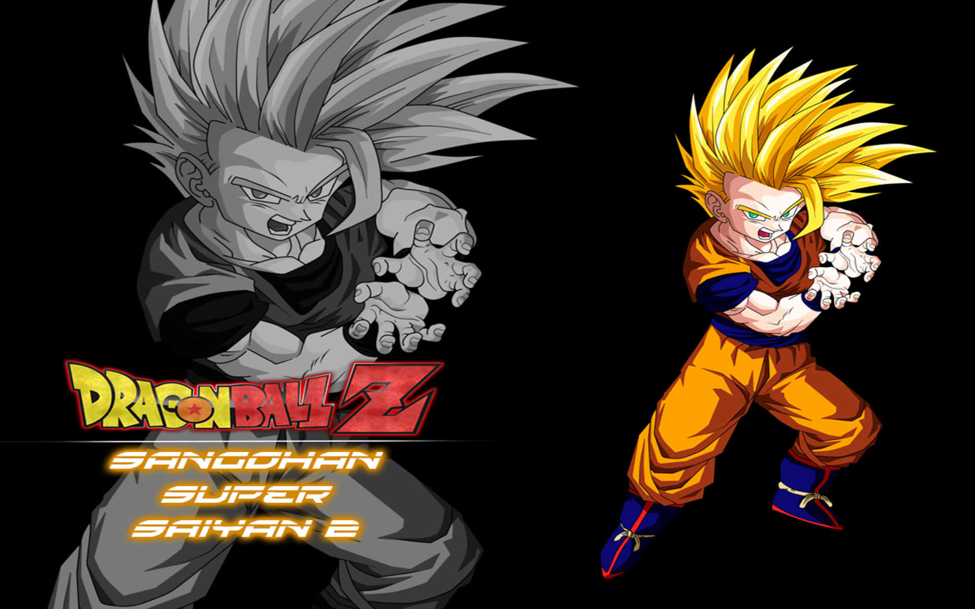 Sensei Teaches Young Saiyans The Power Of Combat Wallpaper