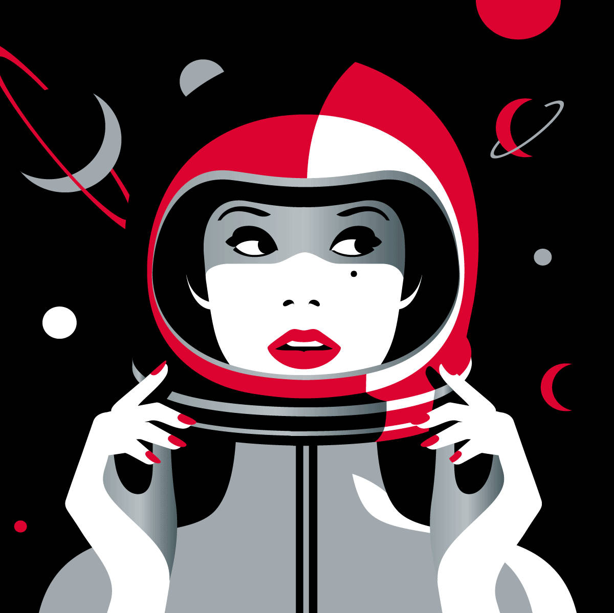 Sephora Girl Galaxy Wallpaper