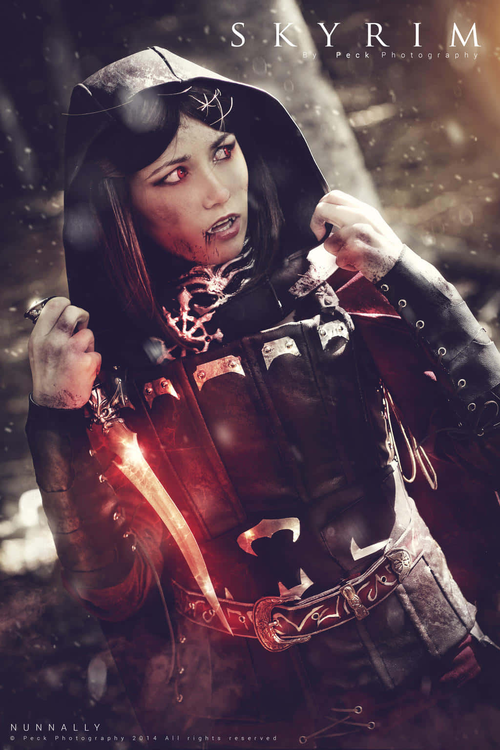 Serana, A Powerful Vampire And Follower In Skyrim Wallpaper