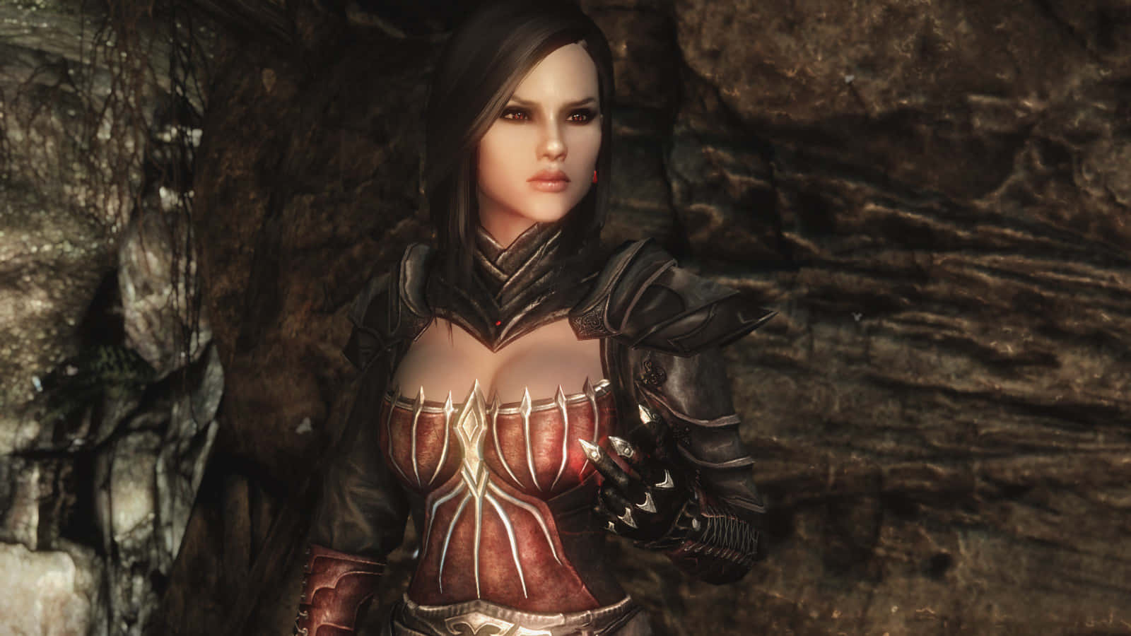 Serana, The Vampire Queen In Skyrim Wallpaper