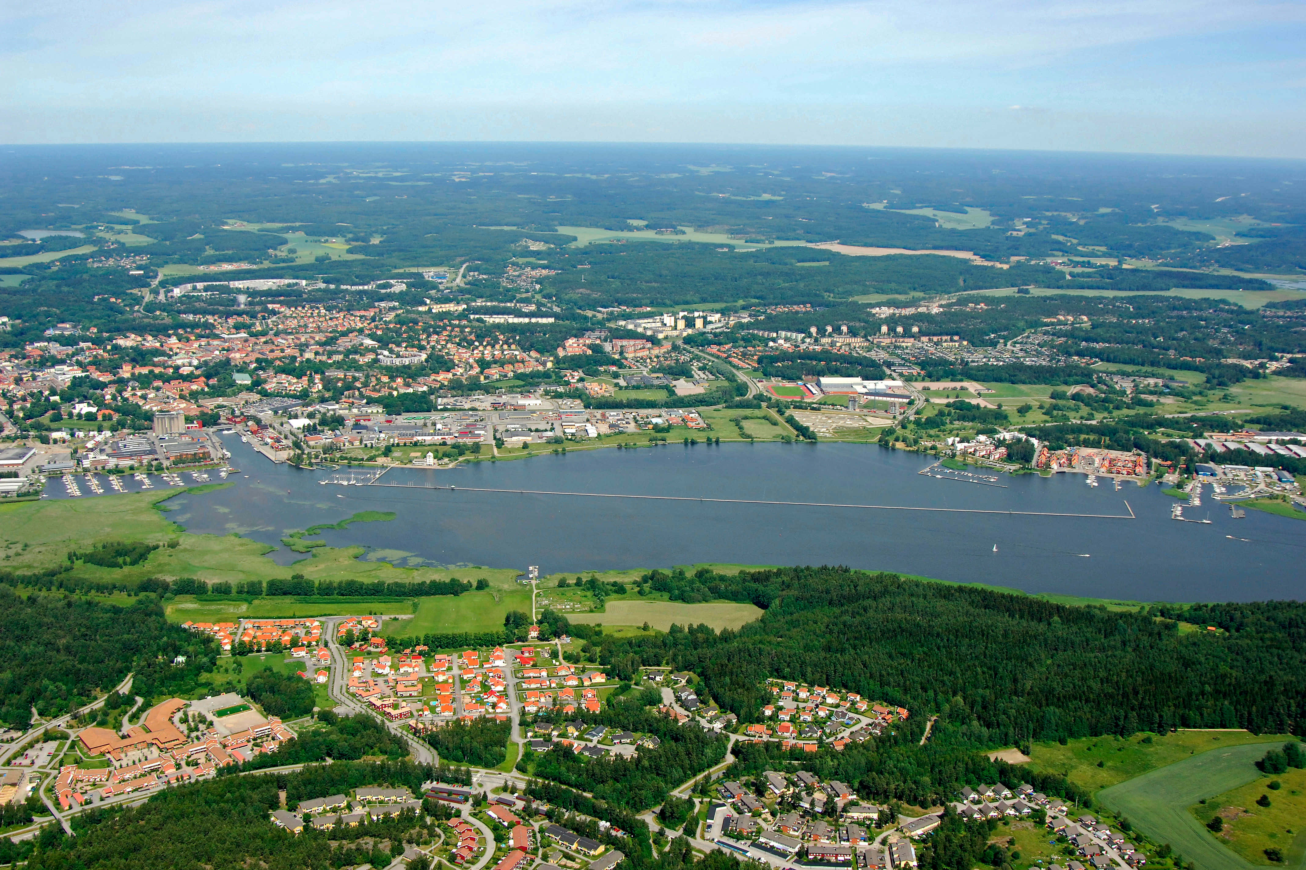 Serene Landscape Of Nyköping, Sweden Wallpaper