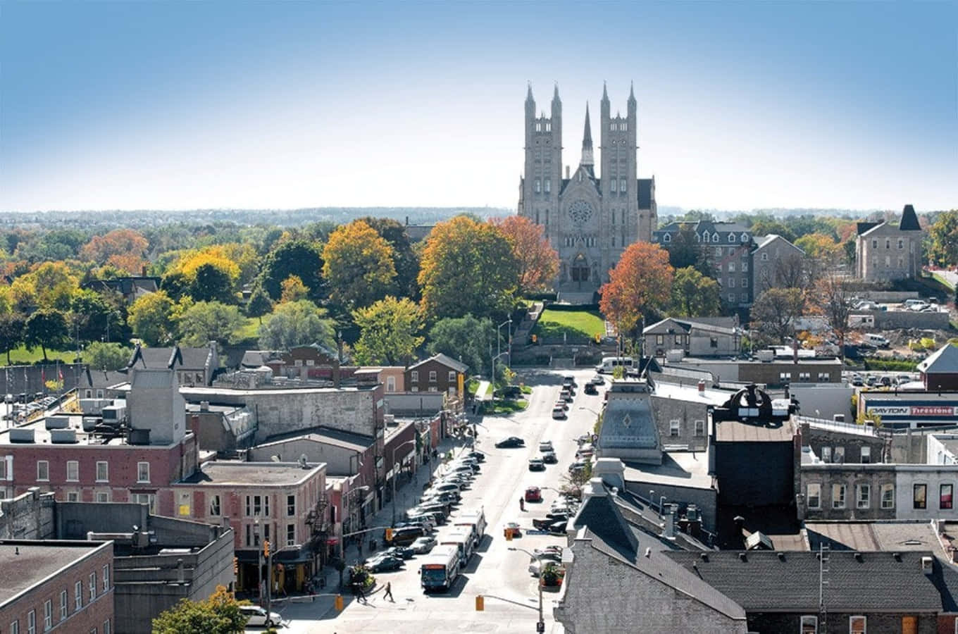 Serene Sunset In Guelph City Wallpaper