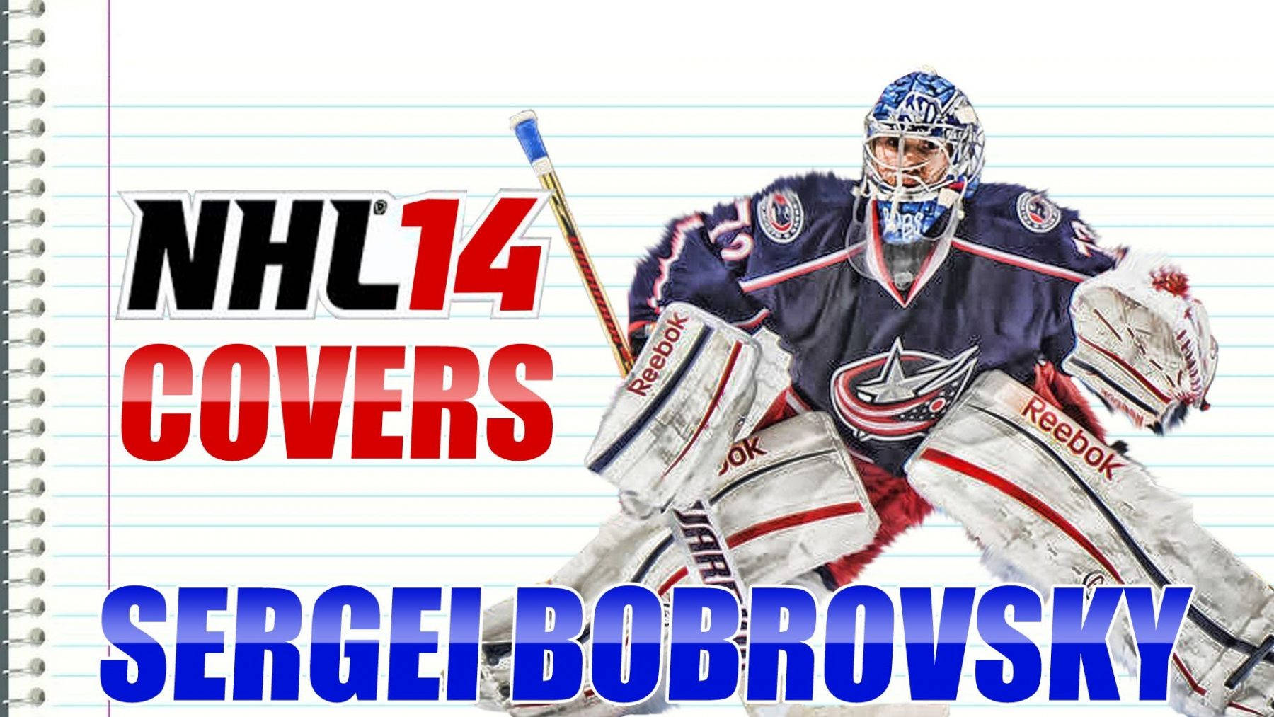 Sergei Bobrovsky Nhl 14 Covers Graphic Art Wallpaper