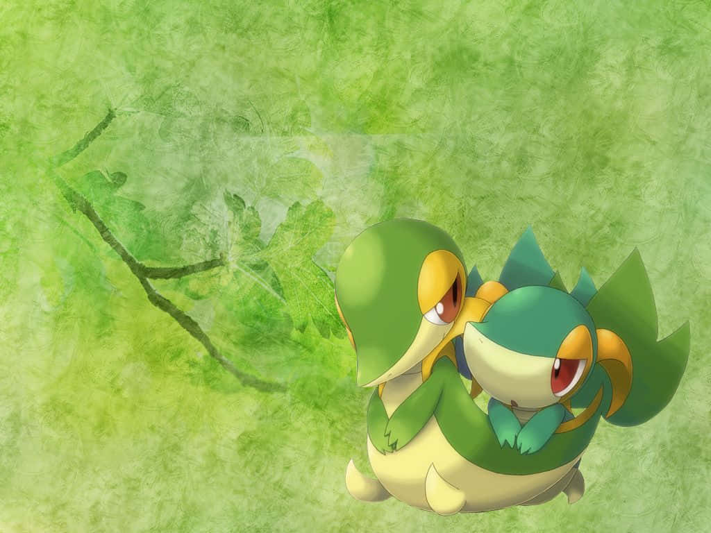 Serperior Snivy And Servine Wallpaper