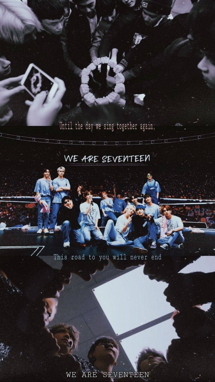 Seventeen Us Again Lyrics Wallpaper