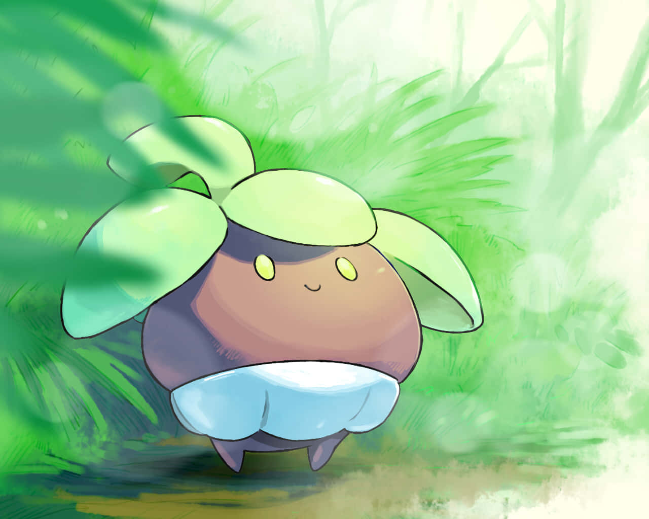 Shaded Oddish Wallpaper